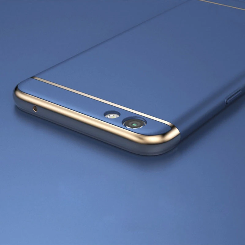 Чехол для OPPO R11 Plus 3 в 1 полная защита чехол телефона R11S металлическая матовая