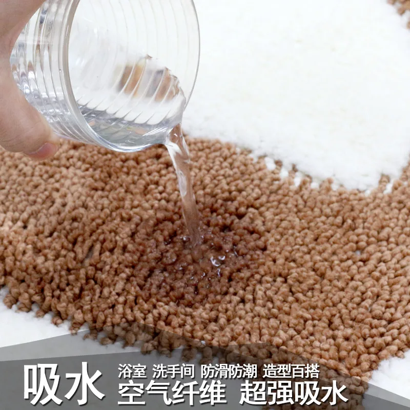 Hot Selling Footprint Floor Carpet For Bathroom Mat Anti-skid mats banyo paspas takimlari Rugs Bath Room in the Toilet | Дом и сад