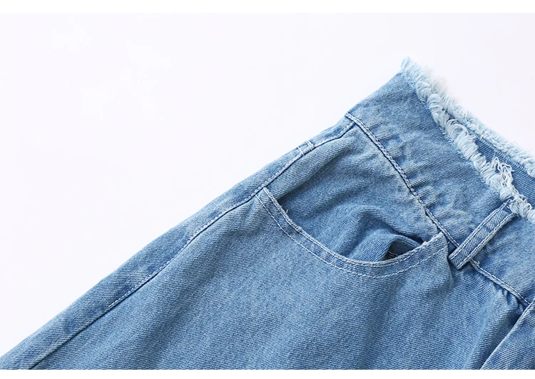 Летние модные новые женские джинсы длиной до щиколотки джинсовые брюки в стиле