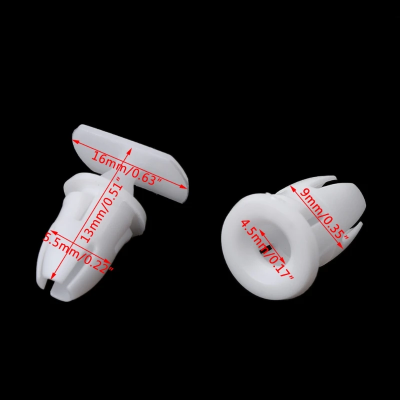 

QILEJVS 5 Pairs Car Bumper Fastener Trim Push Clip Panel Rivets For Mercedes Benz