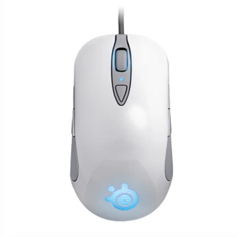 100% оригинальная игровая мышь сэнсэй сырой Frostblue Steelseries Engine Frost Blue + коврик для