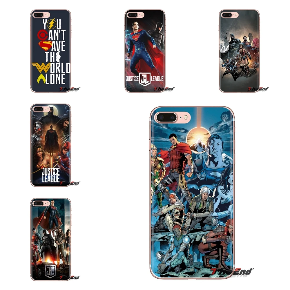 Transparent Soft TPU Case DC Justice League Comics Superman For Xiaomi Redmi 4A S2 Note 3 3S 4 4X 5 Plus 6 7 6A Pro Pocophone F1 |
