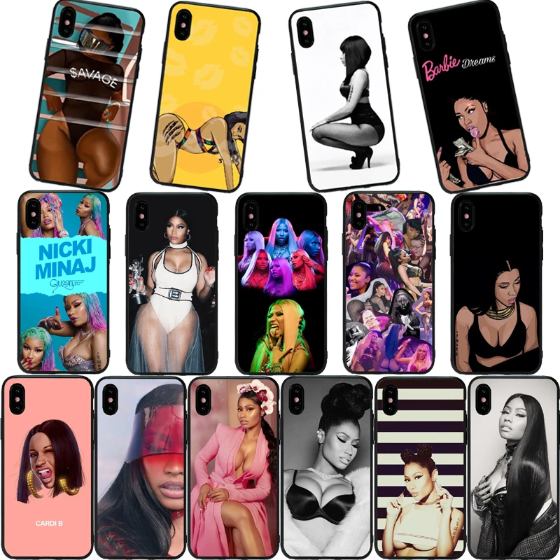 Чехол для телефона Cardi B Nicki Minaj роскошный уникальный дизайн мягкий чехол из ТПУ