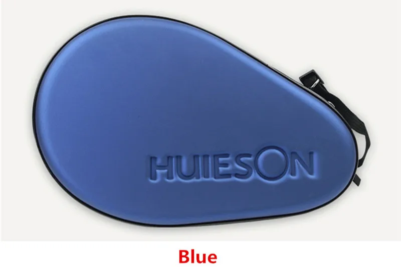 Blue Huieson профессиональная Тыква Настольный теннис Жесткий Чехол PU водонепроницаемый Настольный теннис ракетка сумка Аксессуары для настольного тенниса - Цвет: Blue