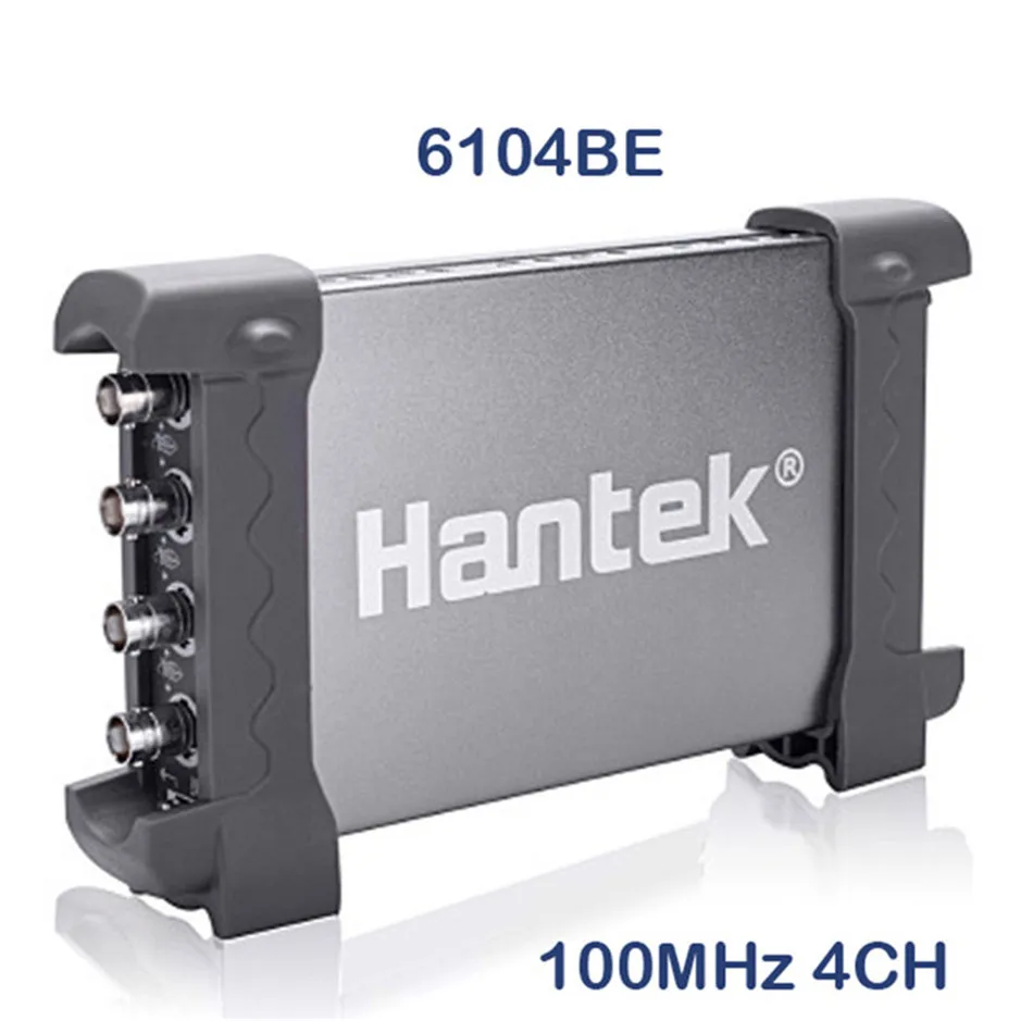 Hantek Осциллограф 6104BE портативный цифровой осциллограф 100 МГц 4 канала 1 Гвыб/с