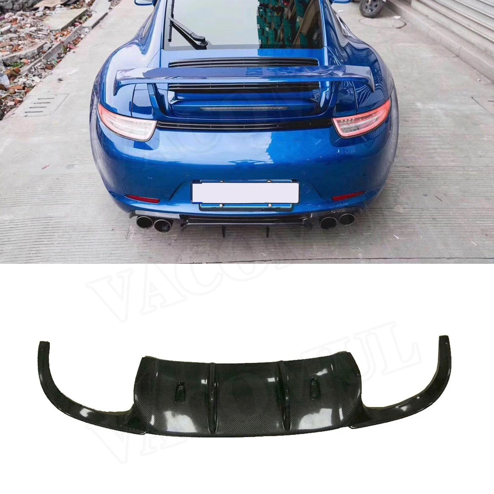 Задний спойлер из углеродного волокна для Porsche 911 991 GT3 2012 2013 2014 2015 V|Амортизаторы| |