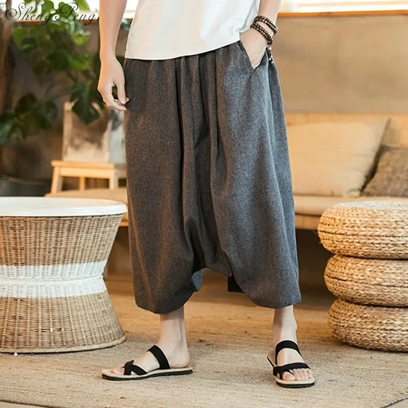 Традиционные брюки штаны в китайском стиле Одежда для кунг-фу Брюс Ли Китайская