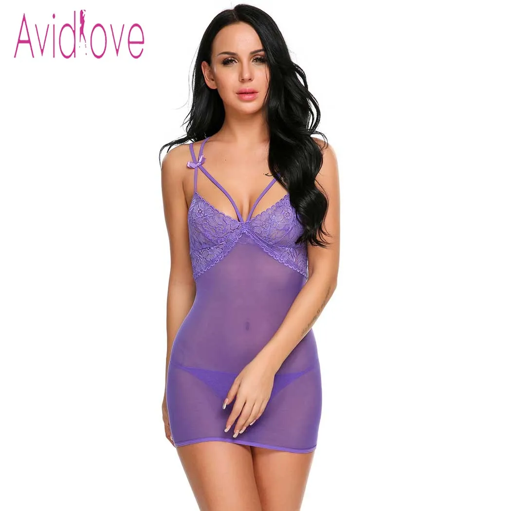 Avidlove Прозрачное нижнее белье сексуальное эротическое горячее Женская кружевная