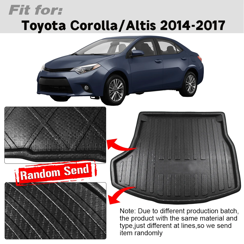 Buildreamen2 коврик для багажника автомобиля подкладка грузового пола грязевой Toyota