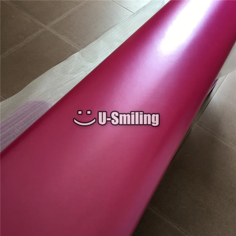 

Premium Film Pearl Metal Rose Red Vinyl Wrap Foil For Car Sticker Bubble Free Car Wrapping Film
