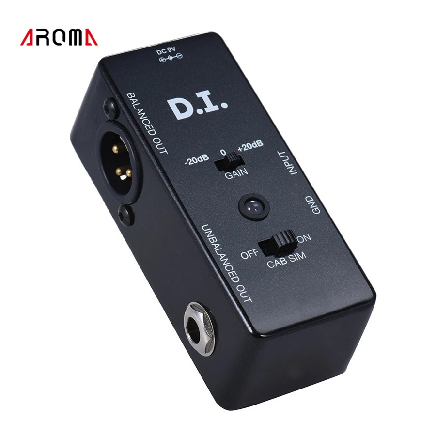 Арома AMX 5 шкаф симулятор DI Box гитарный эффект педаль передает гитарный/бас сигнал