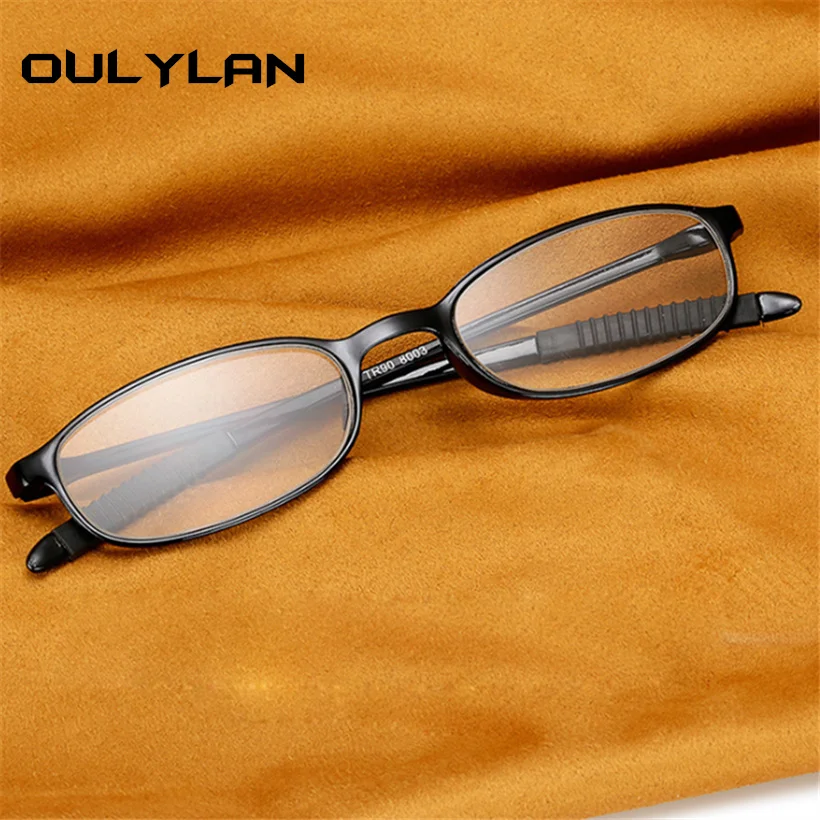 Очки для чтения Oulylan с оправой TR90 женщин ультралегкие пресбиопические очки