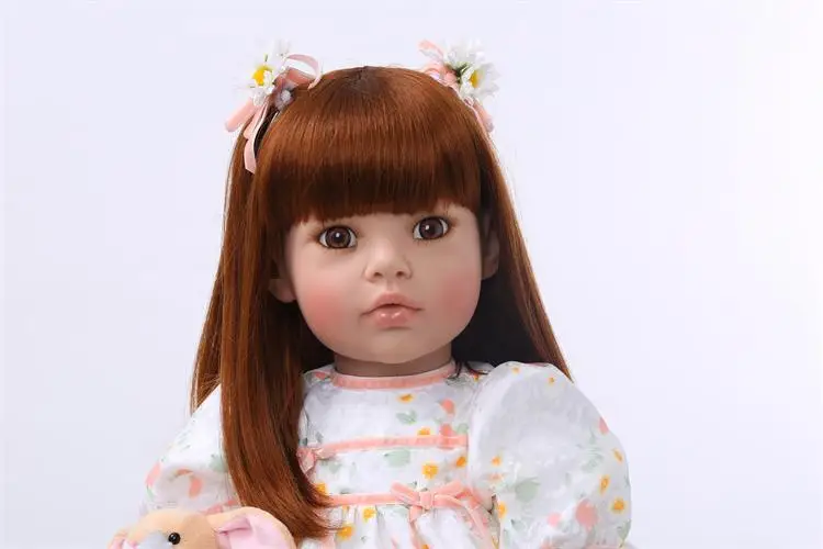 Кукла NPK baby reborn силиконовые куклы реалистичные для детей игрушки 24 дюйма 60 см