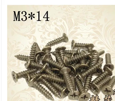 

Винты с потайной головкой M3 * 14