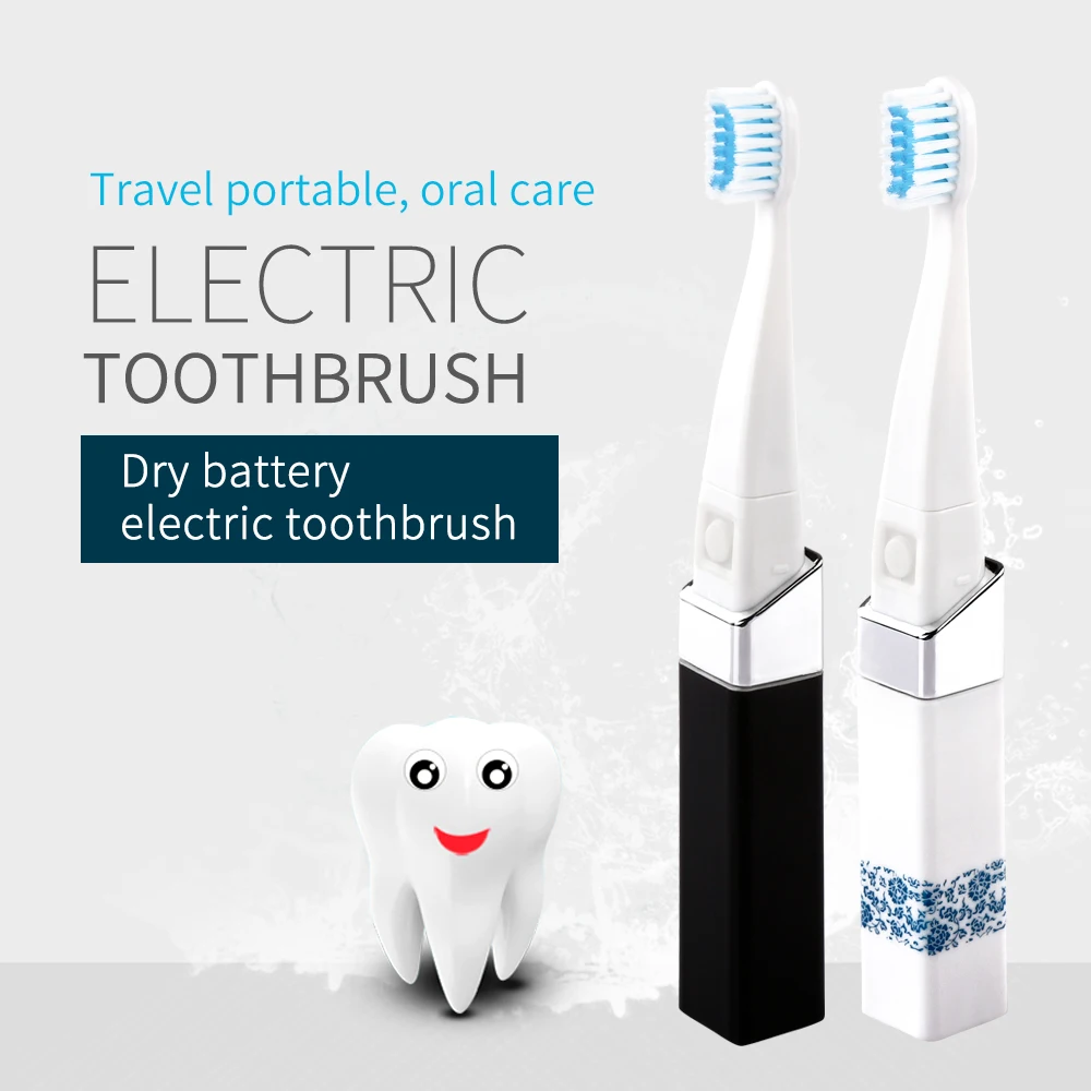 Ультразвуковая электрическая зубная щетка для взрослых портативная путешествий
