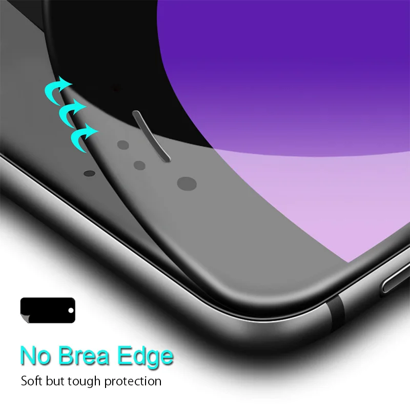 5 шт./лот 3D изогнутое углеродное волокно мягкий край закаленное стекло для iPhone 8 Plus 6S 6 7 Plus Защитная пленка для экрана телефона для iPhone X