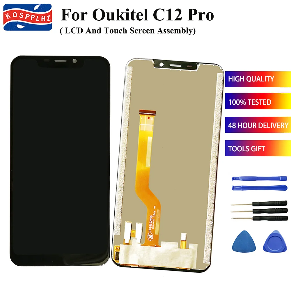 ЖК дисплей с сенсорным экраном 6 18 дюйма для OUKITEL C12 PRO дигитайзер в сборе замена