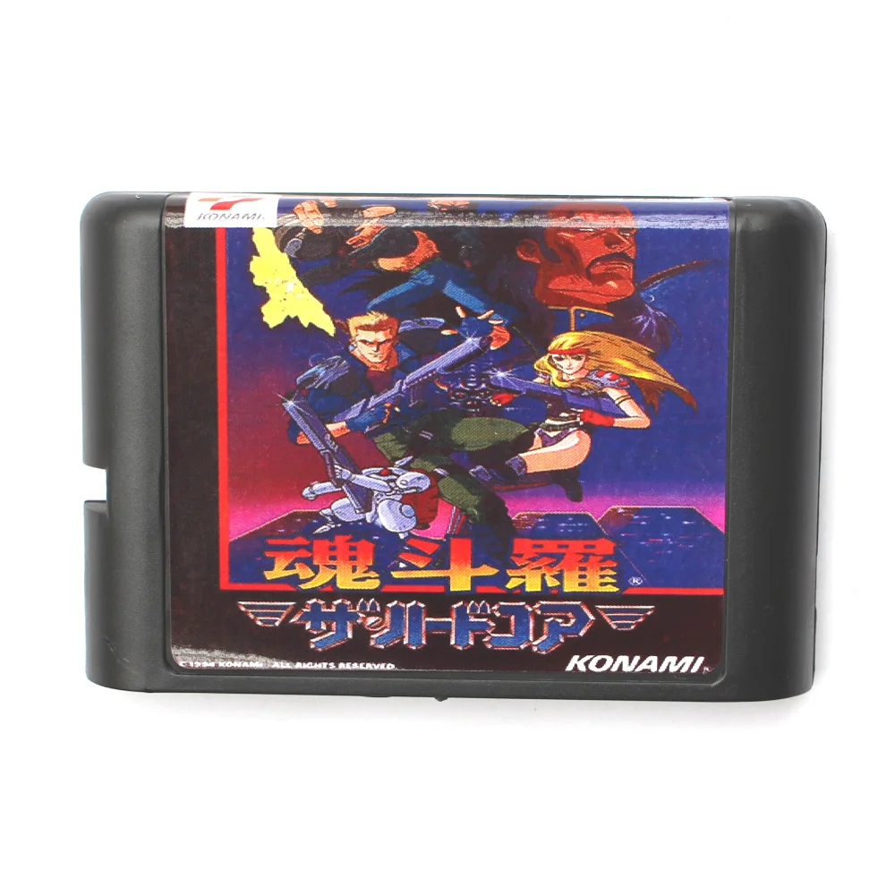 Против игры Картридж Новые 16 бит карточная игра для Sega Mega Drive / Genesis Системы|16 bit game