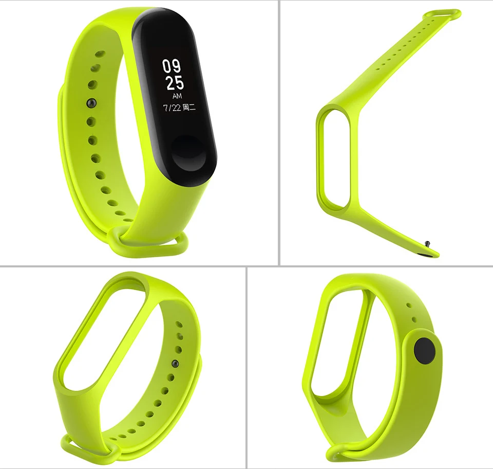 Мягкий ремешок для Xiaomi Mi Band 4 смарт-браслет аксессуары для Xiaomi Mi Band 3 ремешок для смарт-браслета для Xiaomi Mi band 4 3 браслет