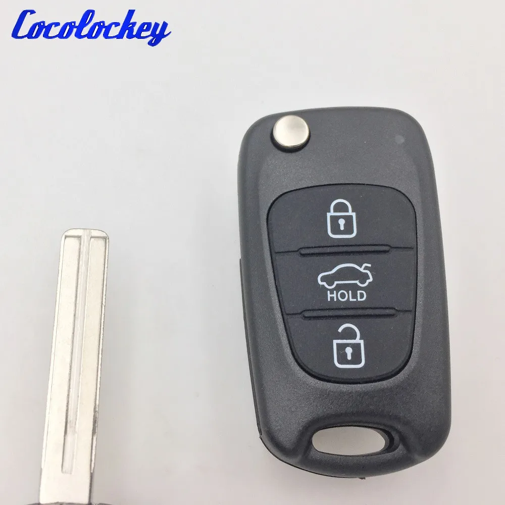 Фото Cocolockey Складная откидная оболочка ключа дистанционного управления для Hyundai I30 IX35