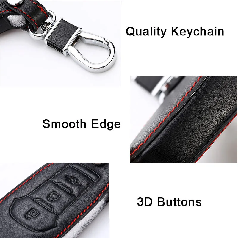 Icecare брелок для ключей из натуральной кожи Обложка Ford Mondeo aurus Mustang F-150 Explorer Fusion Edge