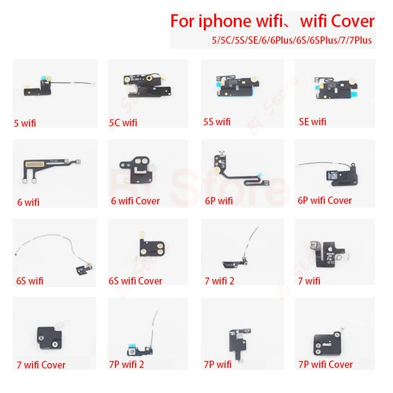 WiFi антенна кабель Wifi крышка сигнальная линия гибкий для iPhone 5 5S 5C SE 6 6Plus 6S Plus|Шлейфы