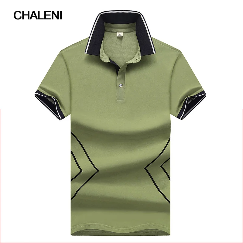 Лето высокого качества рубашка поло мужская верхняя повседневная простой