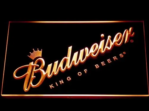 002 Budweiser пивной бар светодиодный неоновый знак с переключателем вкл/выкл 20 + цвета