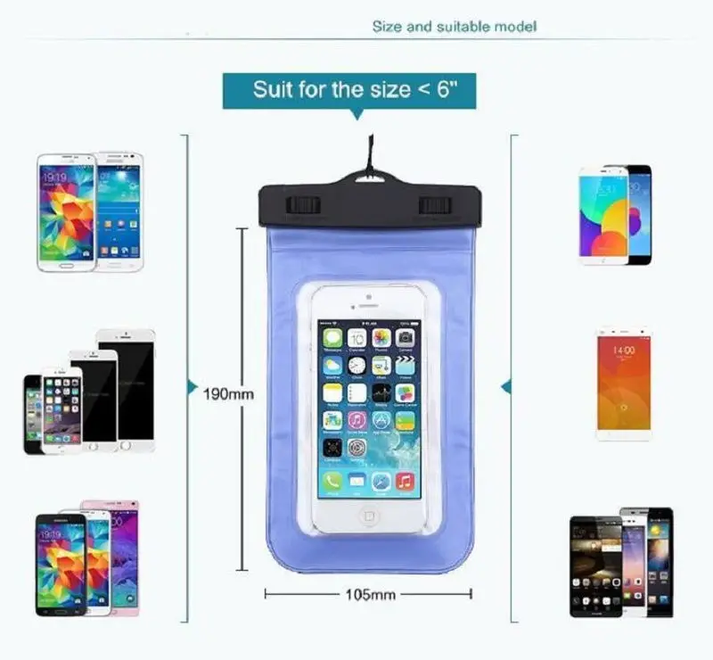 10 шт. водонепроницаемый чехол для iphone 5 8 дюйма | Мобильные телефоны и аксессуары