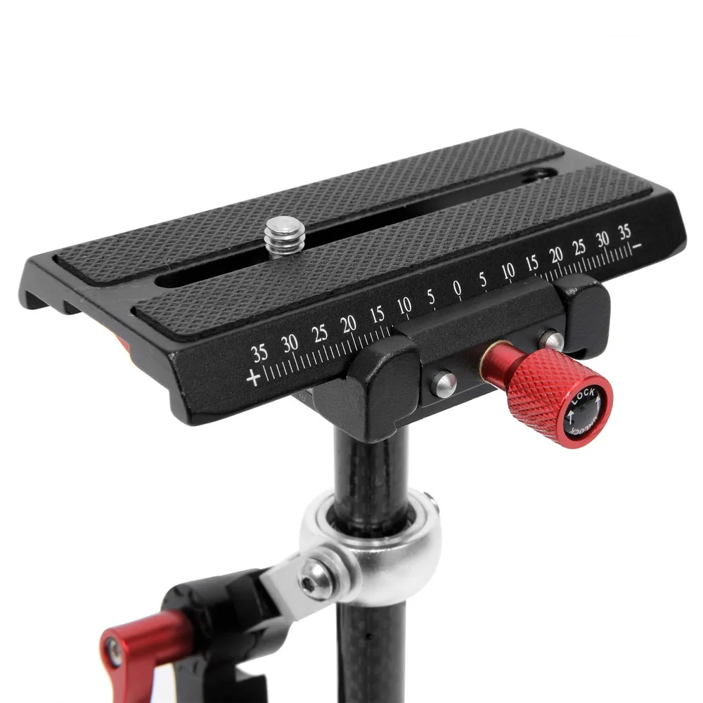 Selens мини Ручной Стабилизатор из углеродного волокна steadicam для DSLR видеокамеры портативный светильник Steady cam лучше, чем S40 S60T