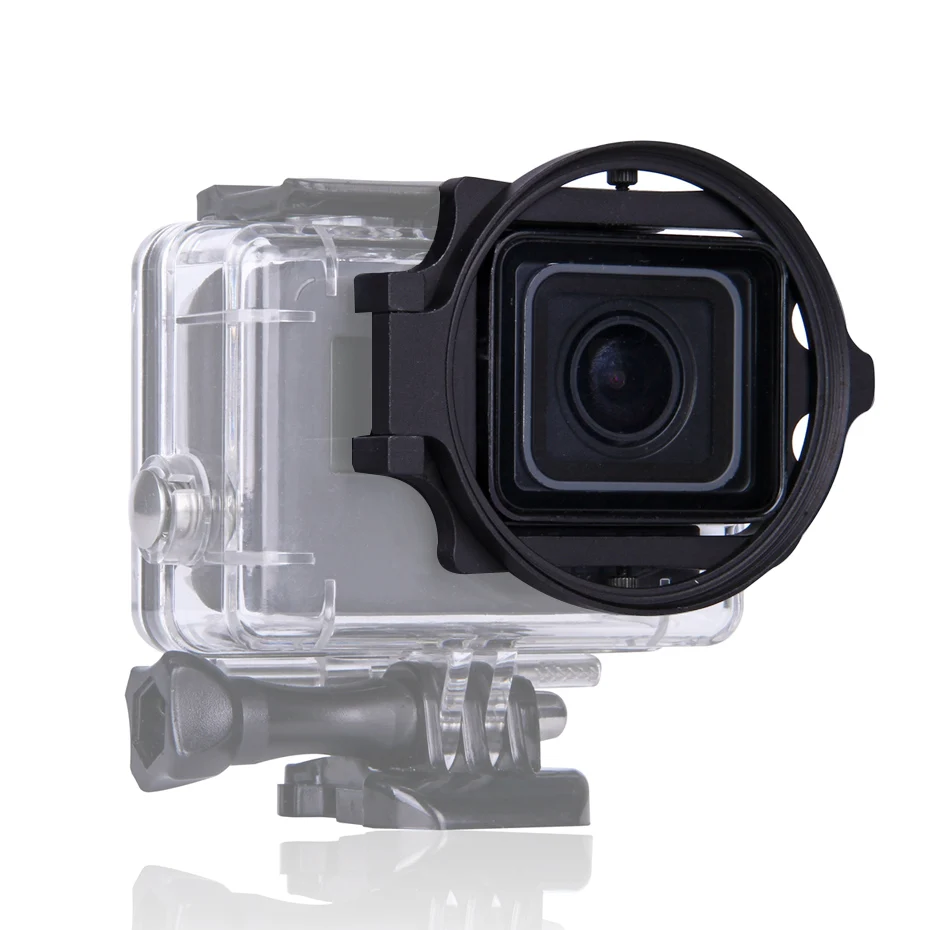 Go Pro 5/6/7 Дайвинг красные фильтры с макрообъективом на водоустойчивом корпусе чехол для GoPro Hero 5 6 7 Черный Спорт камера интимные аксессуары