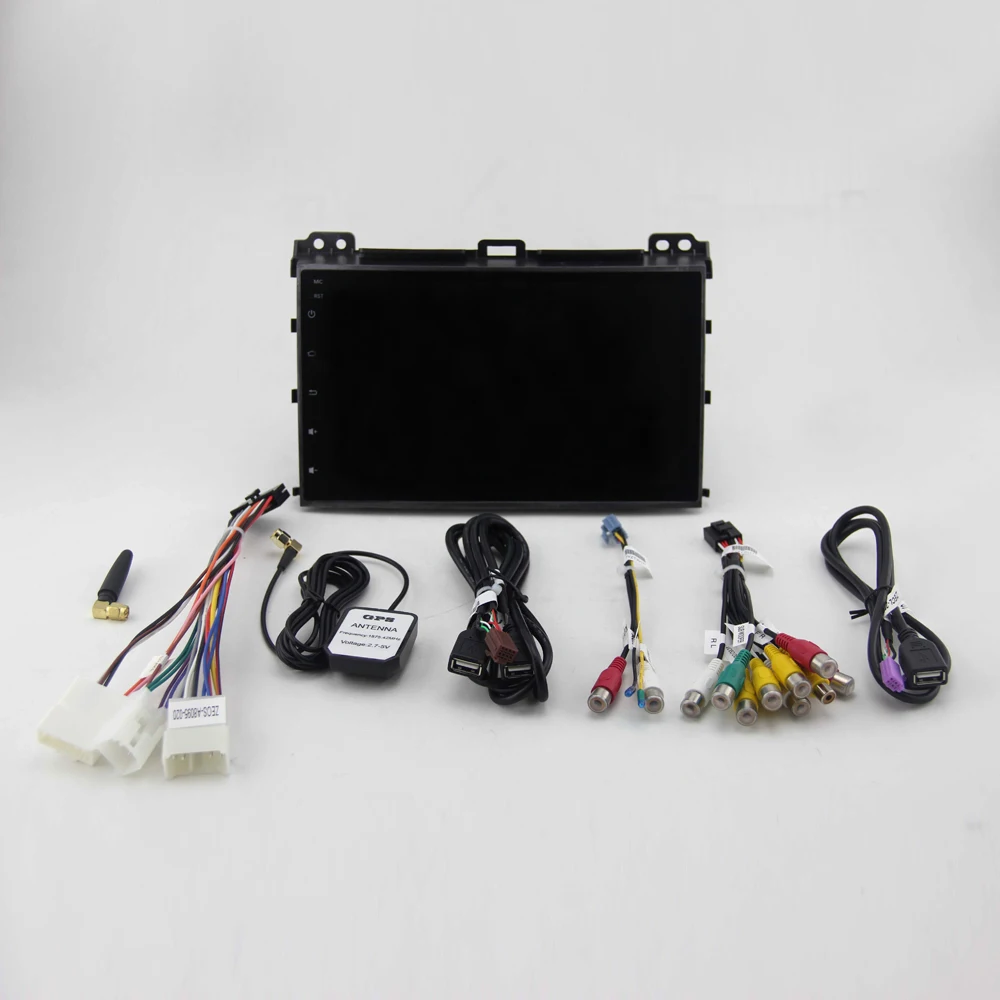 Четырехъядерный автомобильный dvd-плеер android 7 1 для Toyota Prado 120 2004-2009 с Bluetooth рулевым