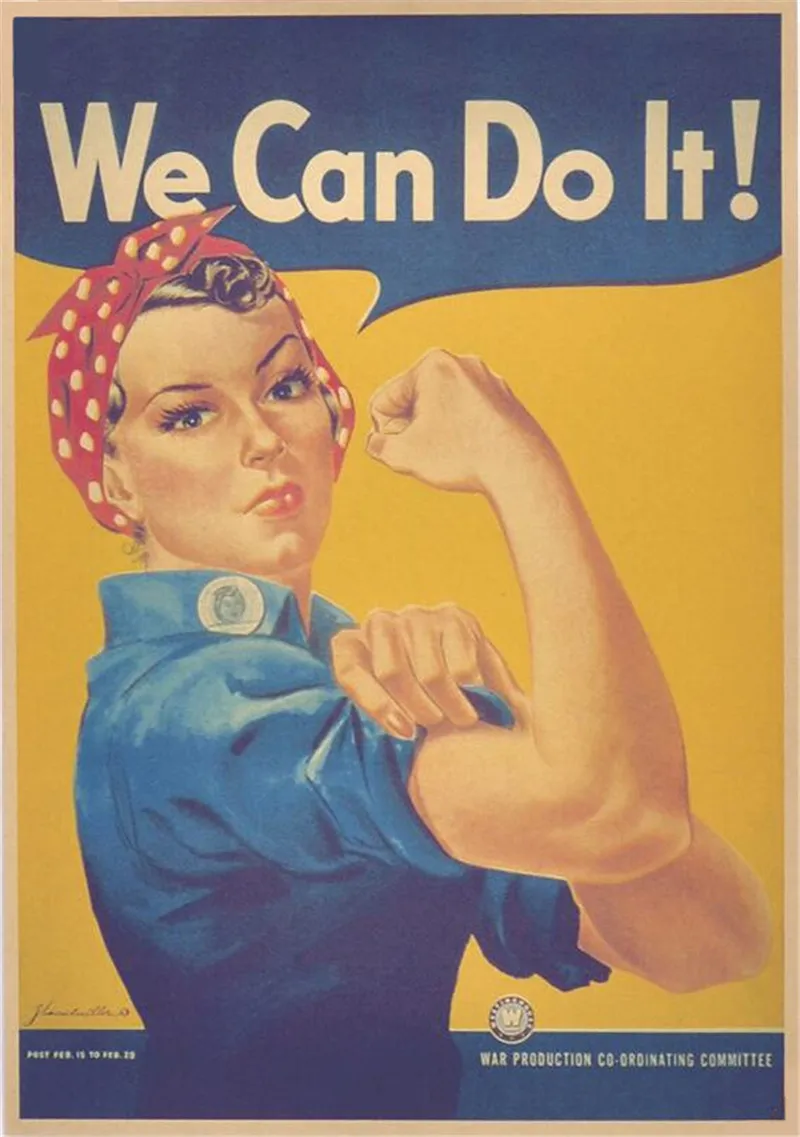 Постер классический из крафт-бумаги в винтажном ретро-стиле второй мировой войны