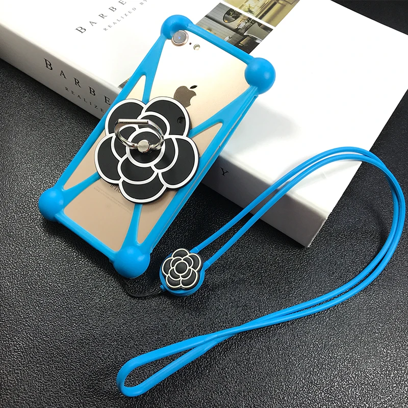 U16(Rose Blue) Универсальный 3D мягкий силиконовый смартфон Чехол чехол s чехол для Fly 5S FS517 FS516 FS518 FS522 FS523 для FinePower C1 C3 C4 C6 D1 D2 - Цвет: U16(Rose Blue)