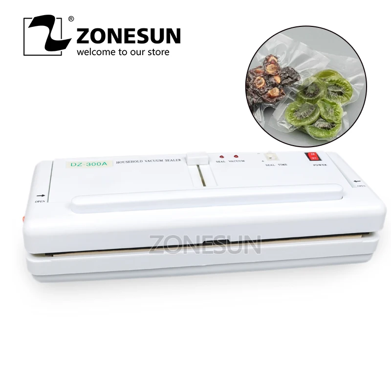 ZONESUN DZ 300A герметичная машина вакуумный упаковщик пищевые вакуумные пластиковые