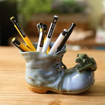 Ручная работа большая голова форма для обуви керамическая креативная подставка