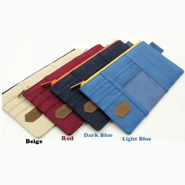 Автомобильный солнцезащитный козырек для DVD чехол CD дисков ткань Оксфорд сумка