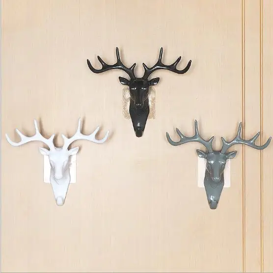 1PC New Wall Decor Hooks Antlers American Style Household Multi-purpose Coat Keys Bags Clothes Hook MI 010 | Дом и сад
