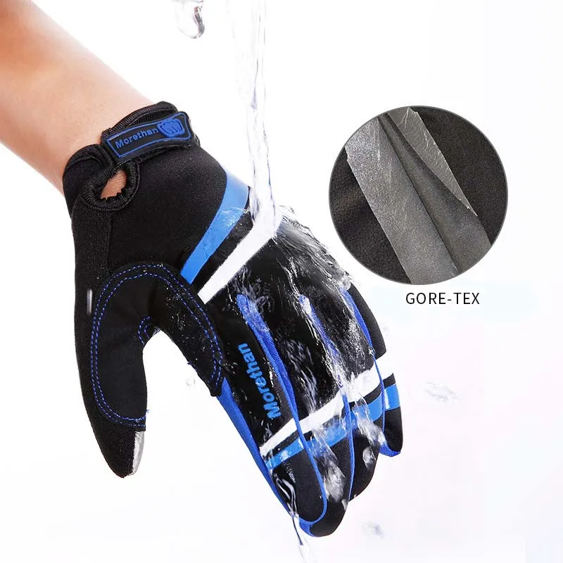 Женские Мужские Зимние перчатки для велоспорта с сенсорным экраном катания на