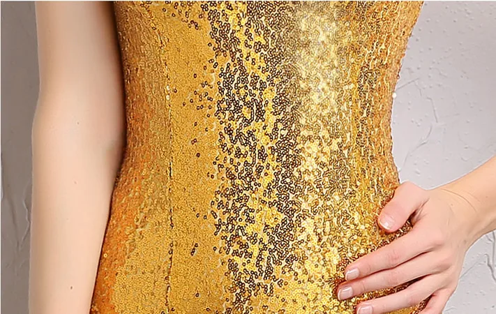 Блестящее платье Русалка для матери невесты на тонких бретелях|Платья невесты| |