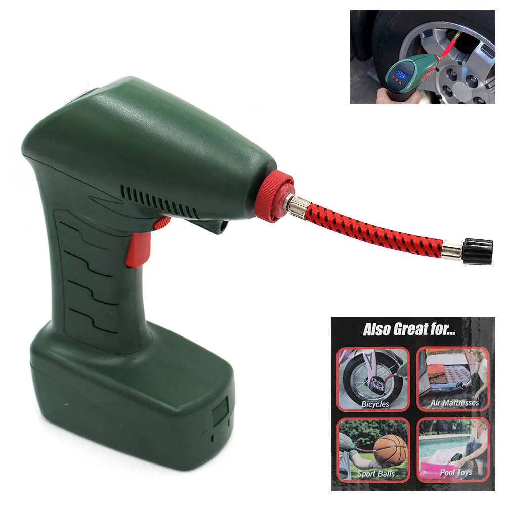 Портативный Автомобильный Электрический воздушный компрессор шиномонтажный