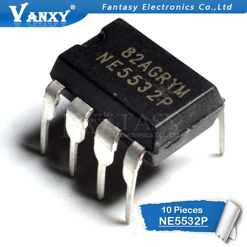10 шт. NE5532P DIP8 NE5532 DIP 5532P DIP-8 новый и оригинальный IC | Электронные компоненты
