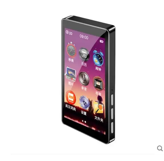 blk bulid in 8gb Новейший руизу Hifi MP3 плеер D20 MP3 3,0 дюймов HD полный сенсорный экран с FM выход-динамик аудио музыкальный плеер - Цвет: blk bulid in 8gb