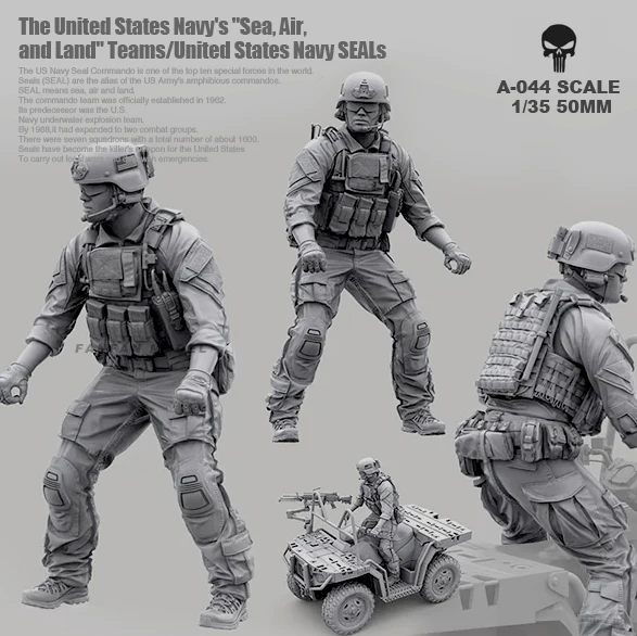 Набор из 1/35 смолы современный американский морской флот спецназ солдат полимера