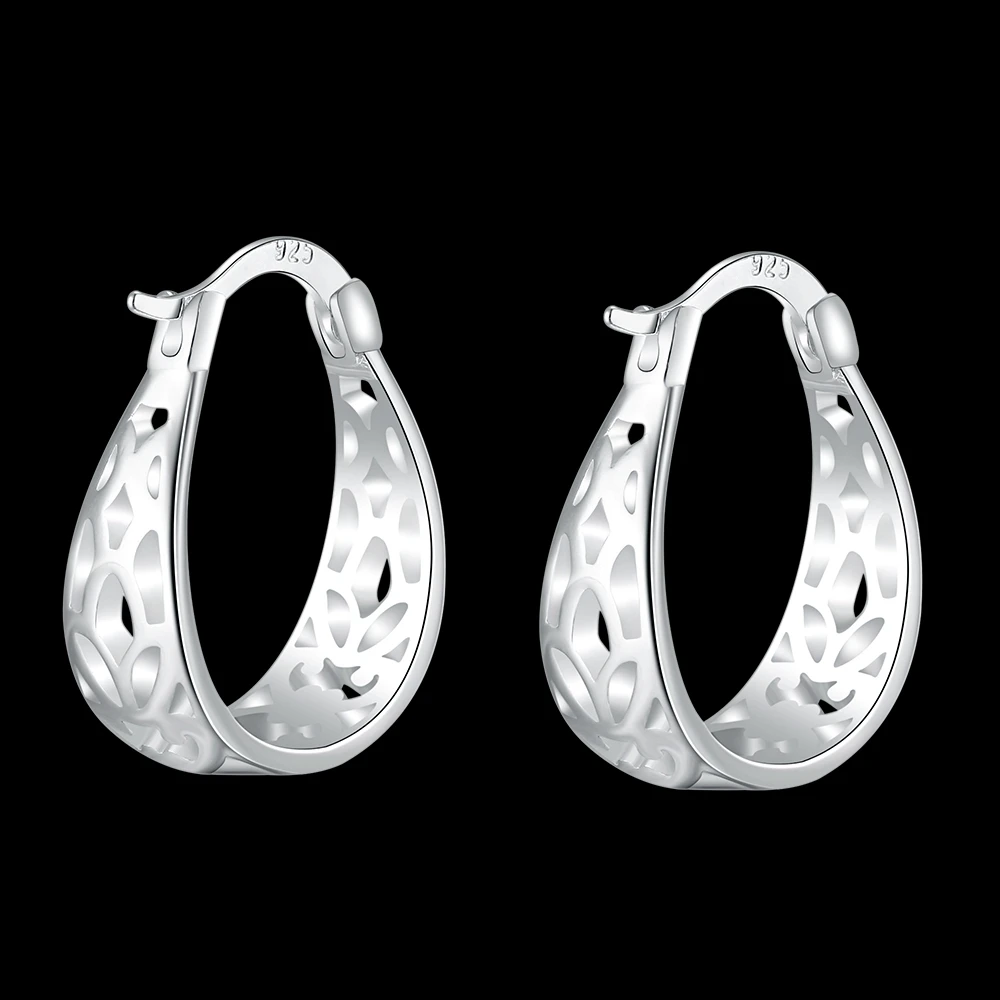 Женские серьги кольца из серебра 925 пробы с перфорацией|loop earrings|hoop earrings designsearrings