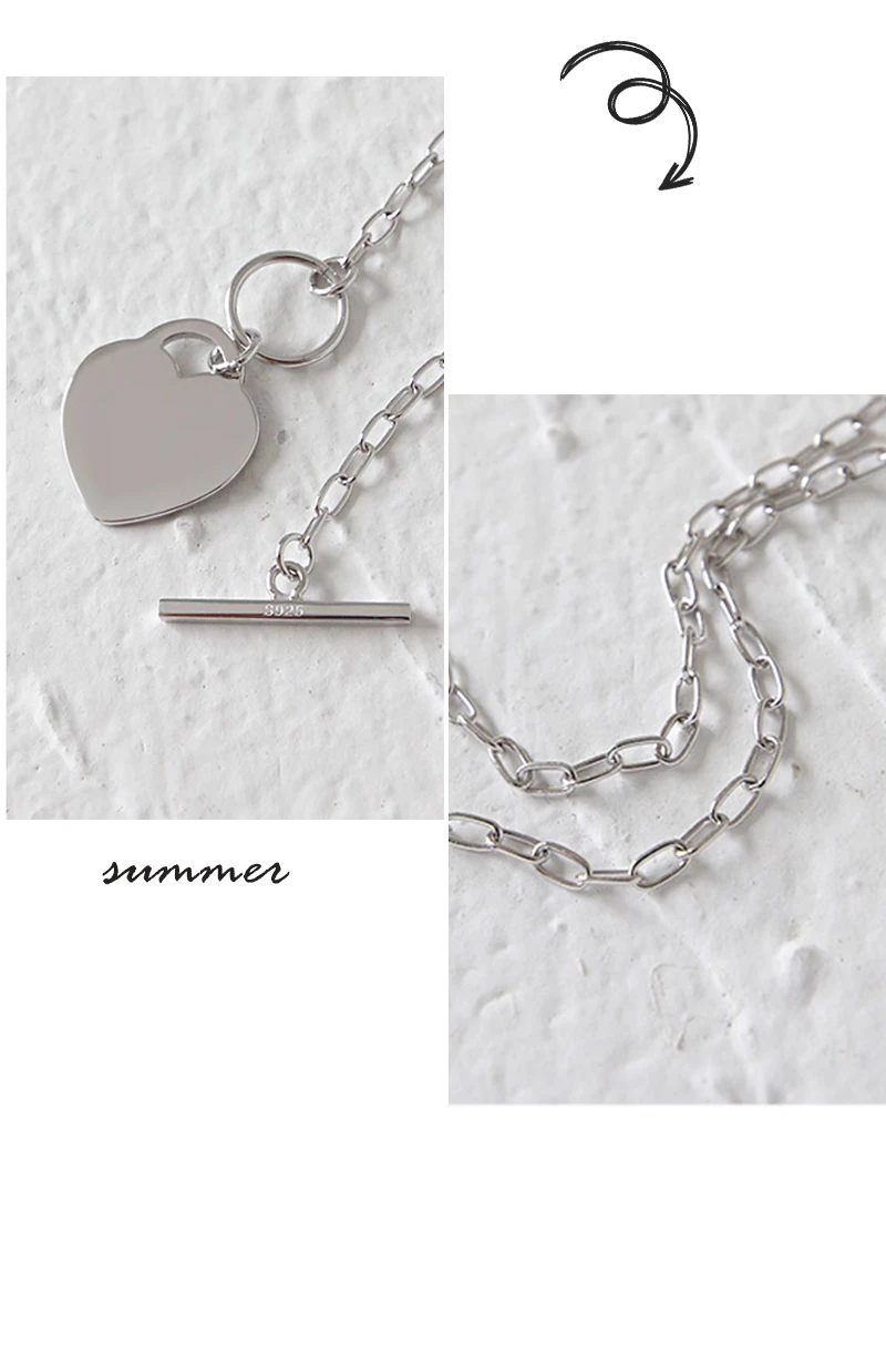 New Arrival Heart 925 Sterling Silver Pendant Necklaces Mask Design for Party Jewelry Necklaces for Women WDN018