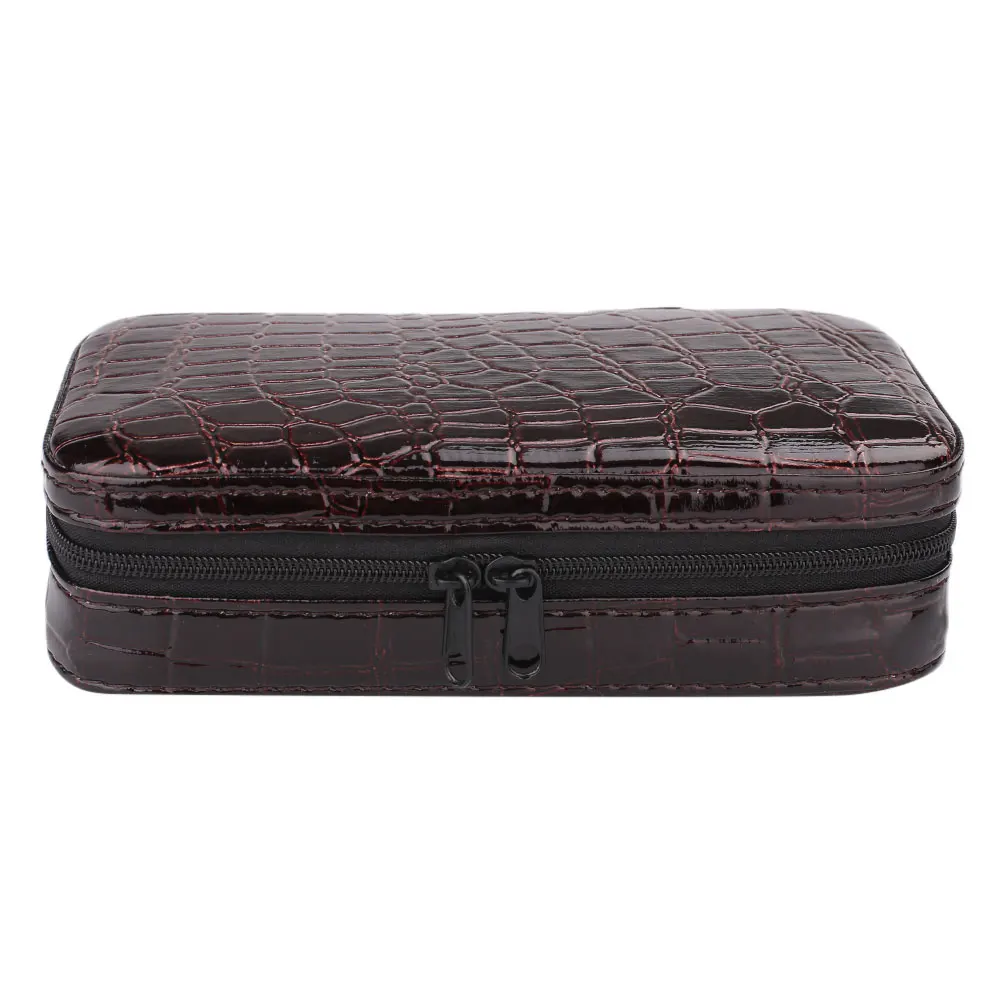 msmask 4x8 32bottle Carrying Holder Portable Travel Nail Polish Organizer Pu Leather Shelves |