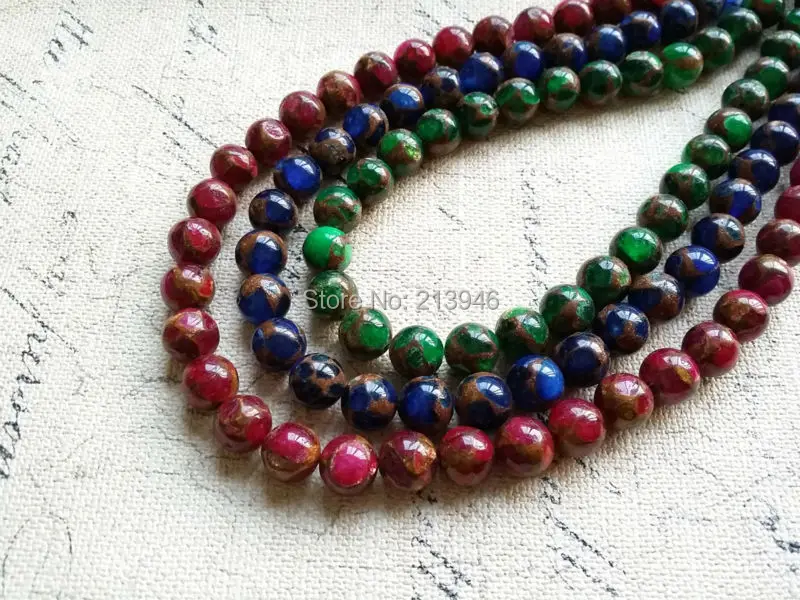 1 нить/упаковка бусины из натурального полудрагоценного камня 8 мм|jewelry beads|beads