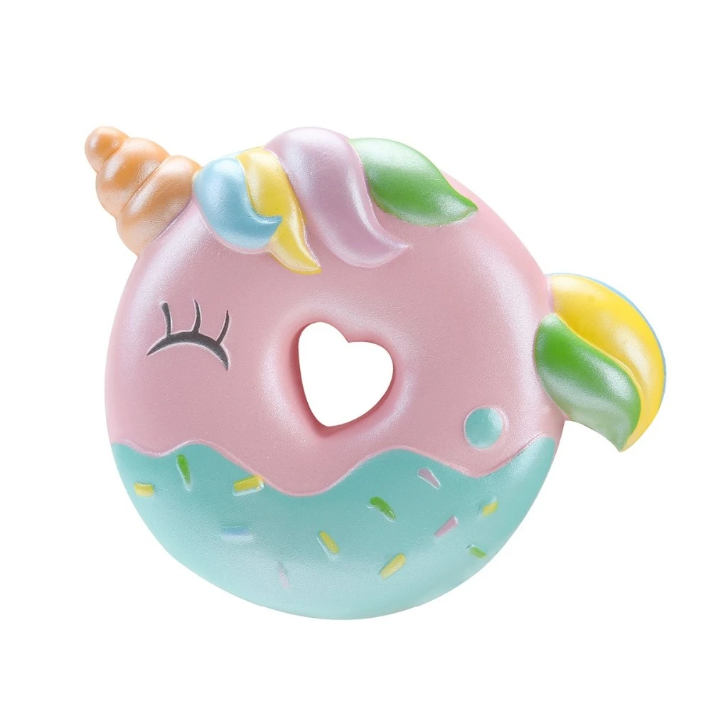 Peach doughnuts Kawaii милый кот Мороженое Мягкий ароматизированный мягкий Единорог молоко jumbo медленно поднимающийся мягкий подарок игрушки - Цвет: Peach doughnuts