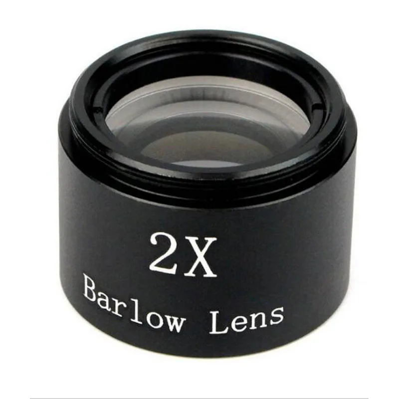 

1pcs 1.25 inch 31.7mm Magnification 2x Barlow Lens for Telescope Eyepiece Ocular M28.6*0.6 or M30*1 Thread